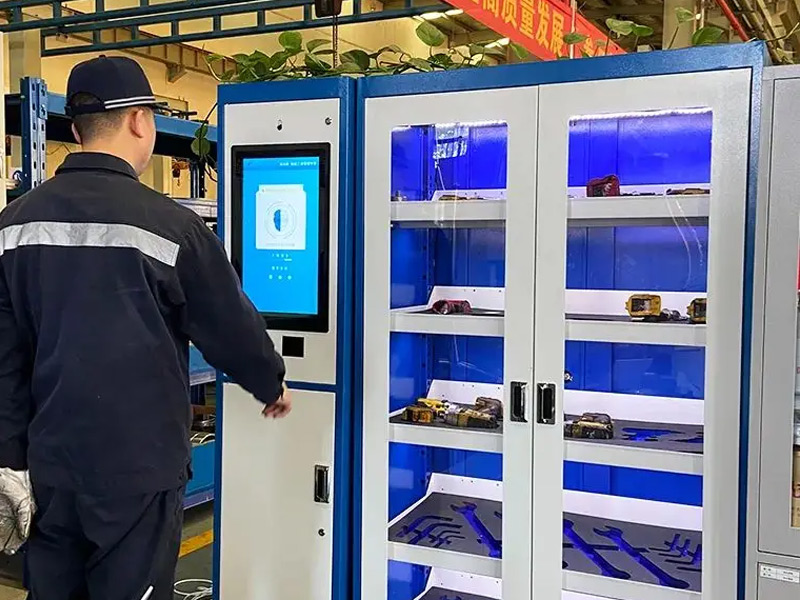 機械企業(yè)光敏感應智能工具柜